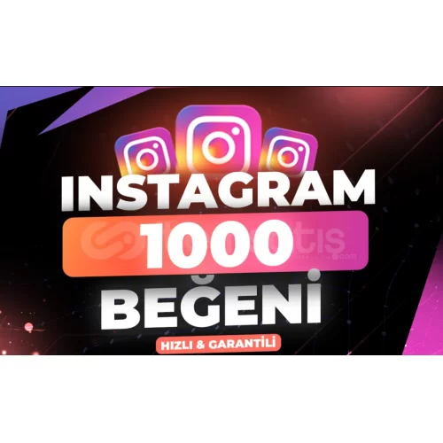  İnstagram 1.000 Beğeni